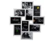 Large 3D Photo Frame for 10 Photos, White