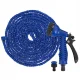 Blue Expandable Garden Hose 10m-30m with 7-Pattern Spray Gun