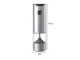 Electric Salt and Pepper Grinder with LED Light Silver
