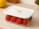 Airtight Food Storage Container with Lid, 600ml, White