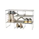 Joseph Joseph Level Plus Large Adjustable Shoe Rack, Ecru