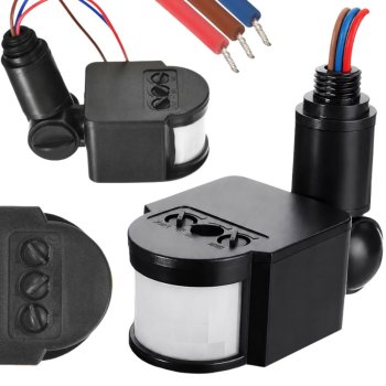 PIR Motion and Twilight Sensor 230V for Outdoor LED Lighting
