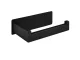 Self Adhesive Toilet Paper Holder No Drilling, Modern Steel Mount, Matte Black