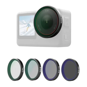 Telesin CPL/ND8/ND16/ND32 Filter Set for DJI Osmo Action 6