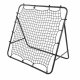 Soccer Rebounder Training Net 120x120 cm for Passing Practice, black/red