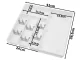 Pull-Out Cutlery Storage Tray for Drawers Organizer with 5 Compartments