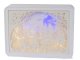 3D Paper Cutout Night Light with RGB LED, Remote & Touch Control, White