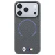 BMW M Carbon Printed Ring MagSafe Case for iPhone 18 Pro / 17 Pro - Gray