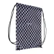 Kruzzel 30L Backpack with Shoe Bag, Checkered, Black