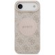 Guess 4G Circle Classic Logo MagSafe Case for iPhone Air - Pink