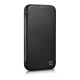 iCarer Genuine Leather Folio Case for iPhone 14 Plus MagSafe, Black (WMI14220715-BK)