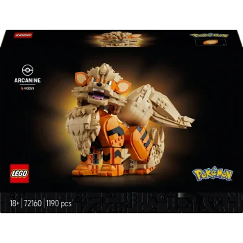 LEGO Pokémon 72160 Arcanine Building Set (1190 Pieces)