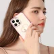 Case Kingxbar Wish Series for iPhone 14 Plus with Crystals, Pink