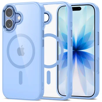 Tech-Protect MagMat MagSafe Case for iPhone 17 - Transparent Blue