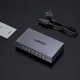 Ugreen CM753 6-Port 1Gb/s Ethernet Switch with PoE+ - Gray