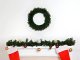 Large Christmas Wreath, Decorative, 50 cm, Green