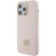 Guess iPhone 15 Pro Max Case Silicone Logo Strass 4G, Pink