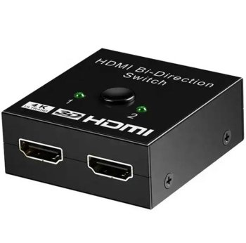 Bidirectional 4K HDMI 2.0 Switch 1 in 2 Out Splitter