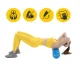 4FIZJO CARE+ Textured Massage Foam Roller 45 cm, Blue