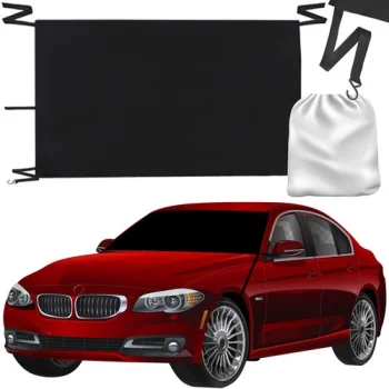 Xtrobb Car Windshield Sun and Frost Cover, Black