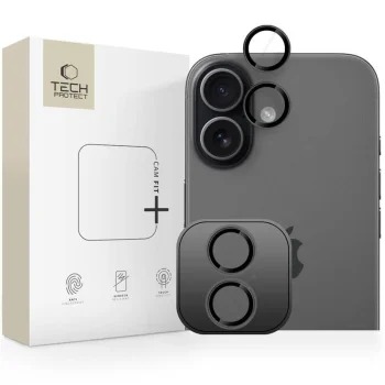 Tech-Protect iPhone 17 Camera Cover Camring Fit+, Black