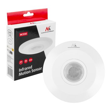 Maclean MCE85 PIR Motion Sensor, 360°, 6m