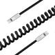 Newell USB-C to USB-C Cable 100 W, 1.5 m, Coiled, Silicone, Black