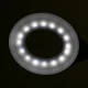 Activeshop Ring LED Snake Desk Lamp with Adjustable Light, White