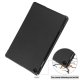 Lenovo Tab M10 (3rd Gen) (TB-328FU) Trifold Stand PU Leather Hard Protective Cover Case, Black