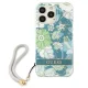 Guess Flower Strap Case for iPhone 13 Pro Max, Green