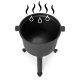 Cast Iron Camp Dutch Oven 8L MultiGarden Fire Pit Pot, black