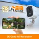 Toucan TWC400S-ML Wireless Outdoor Security Camera, White