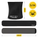 4Fizjo Neoprene Slimming Belt with Pocket, S/M, Black