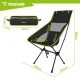 Trizand Folding Fishing Chair 41x52x86 cm, Black
