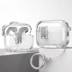 Tech-Protect Bounce Pro Earbuds Case for Apple AirPods Pro 3, Clear