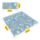 4Fizjo Educational Baby Play Mat Kingdom and Space, 200x180 cm