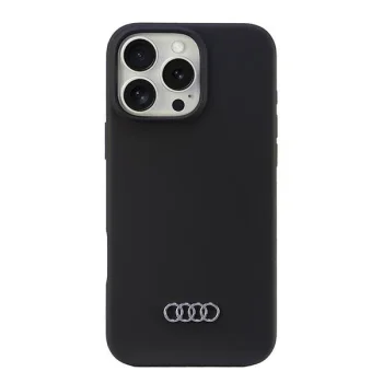 Audi iPhone 16 Pro Max Case Silicone Case, Black