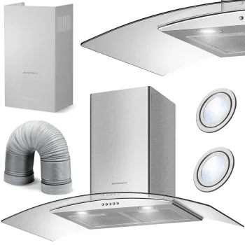 Cooker Hood Berdsen BT-223 90 cm Inox