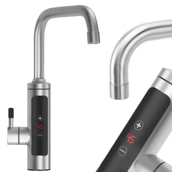 Electric Instant Water Heating Tap with LCD Display, 3000 W, 220–230 V