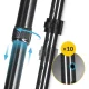 Adjustable Forearm Crutches 4FIZJO PRO, Black, 2 Pack