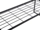 Single-Tier Metal Kitchen Shelf Organizer, Black