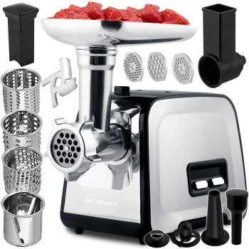 Berdsen BM-601B Electric Meat Grinder, 450W / 1200W
