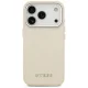 Guess Peony Hot Stamp Script MagSafe Phone Case Cover iPhone 17 Pro - Beige