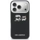 Karl Lagerfeld Karl & Choupette Print & Pocket Phone Case Cover iPhone 17 Pro Max - Black