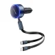 Car Charger Vention FFOB0 60W USB-C Lightning