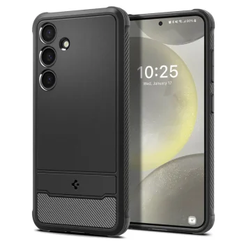 Spigen Rugged Armor Case for Samsung Galaxy S24, Matte Black