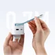 Cuktech AD653W 67W GaN Wall Charger with Retractable USB-C Cable - White