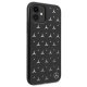 Mercedes iPhone 11 / Xr Case Silver Stars Pattern, Black