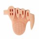 Gel Toe Separator and Bunion Corrector 2 Pack, Nude