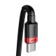 Baseus Cafule Cable USB Type C to USB Type C 100W 2m, Black / Red